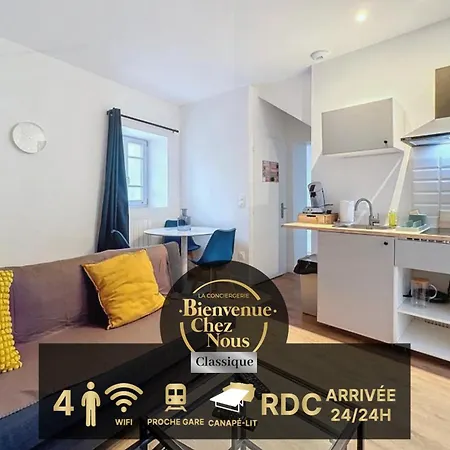 Cosy Pres De La Gare - 4 Pers - Nr1 * Clermont-Ferrand